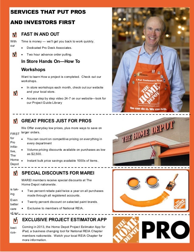 Home Depot Ad