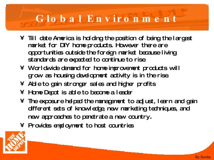 Home depot class presentation