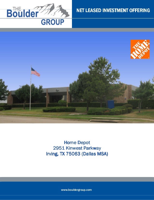 Net Leased Home Depot for sale