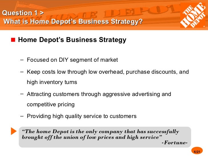 home depot case leadership 1 an investment analysis case study: the home depot this case is a group project that is due on march 29 before 1030 am stating the obvious: each group will turn in one report (sounds obvious, but might as well make it explicit) electronically (as a pdf file)while you should include your cash. home depot case leadership 1 an investment analysis case study: the home depot this case is a group project that is due on march 29 before 1030 am stating the obvious: each group will turn in one report (sounds obvious, but might as well make it explicit) electronically (as a pdf file)while you should include your cash.