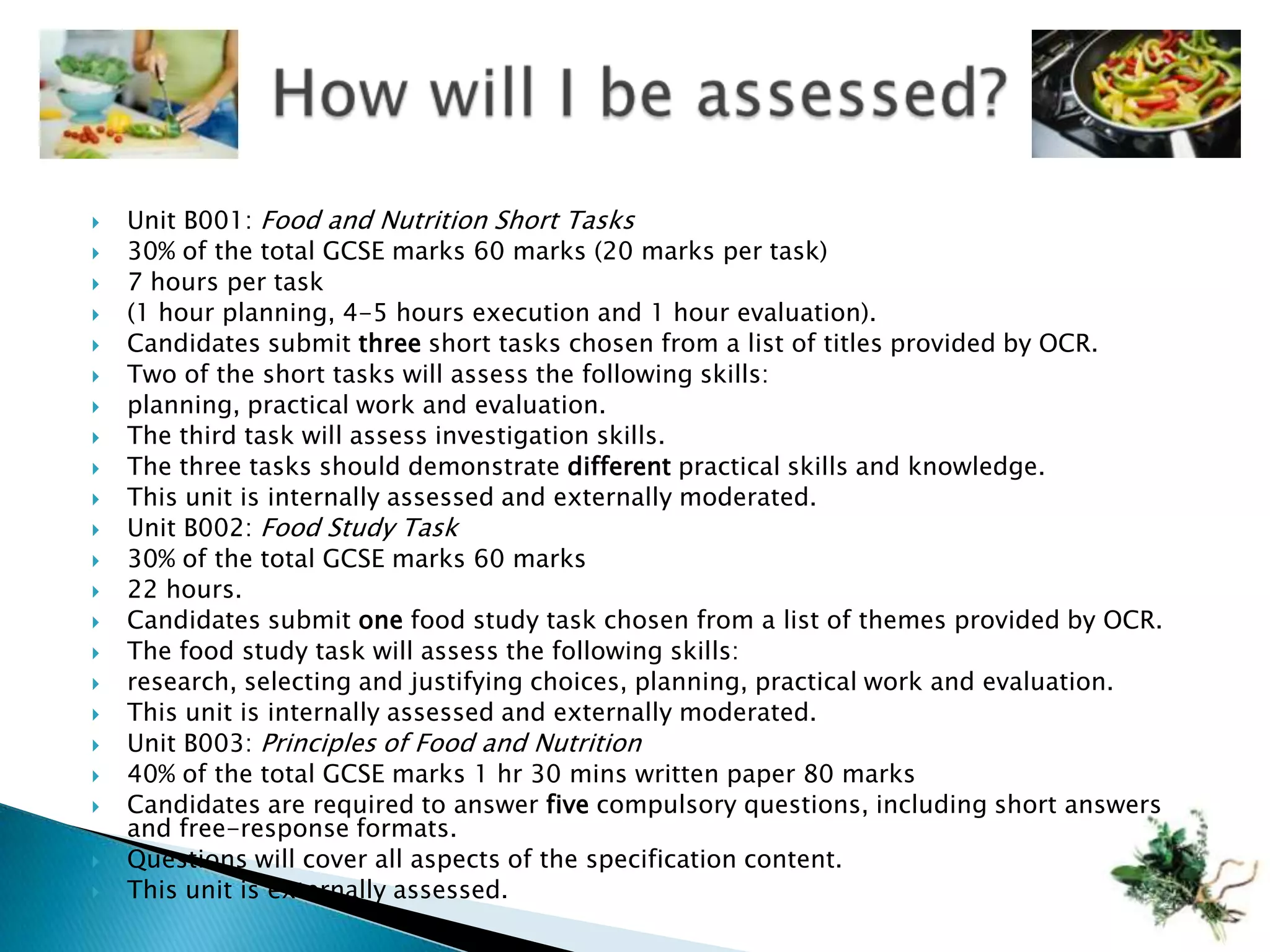 Home Economics GCSE PPT