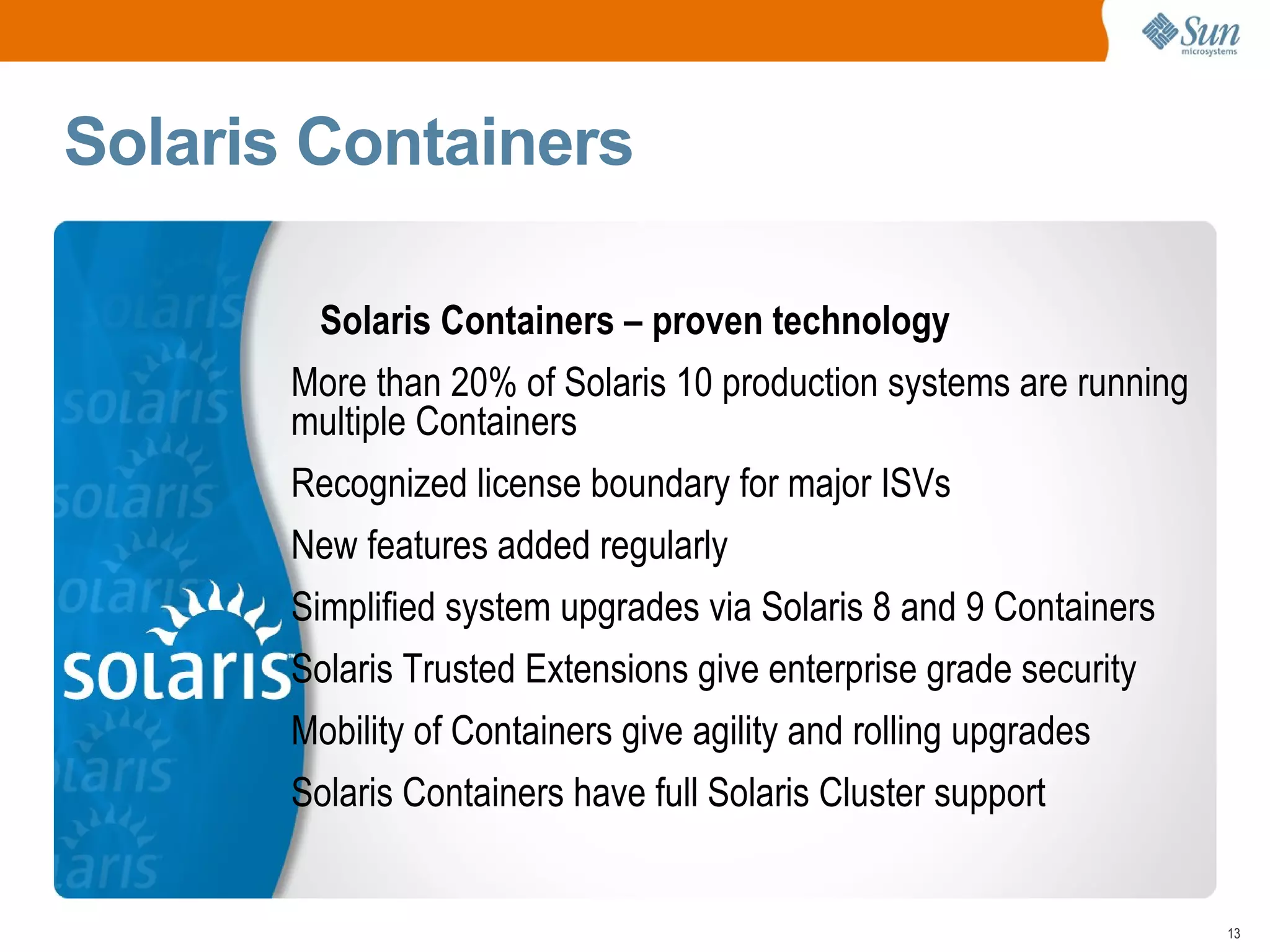 The Power of Virtualization Server Consolidation Reduced Space and Power Mobility Increased Hardware Utilization 