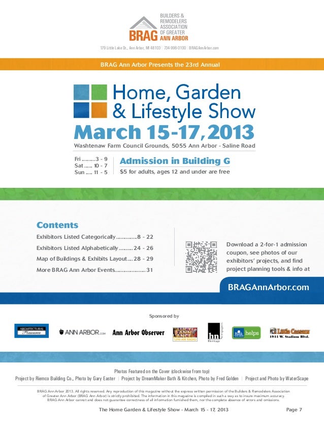 Home, Garden &amp; Lifestyle Show 2013 Event Program