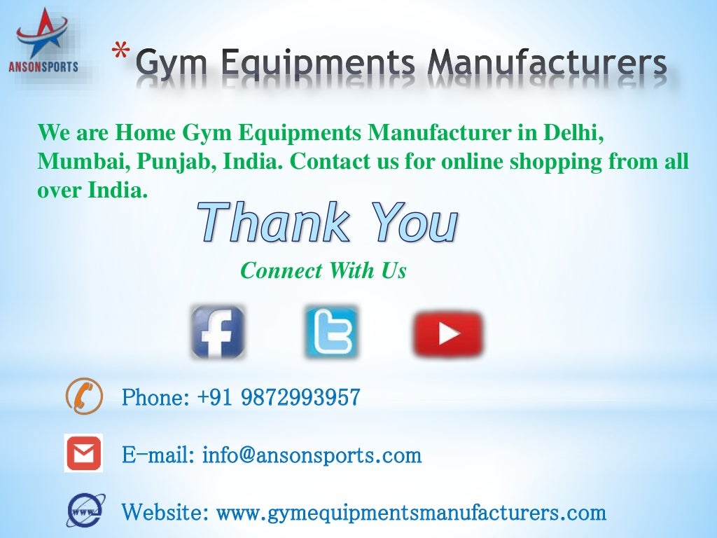 Home gym equipments manufacturer in delhi, mumbai, punjab, india