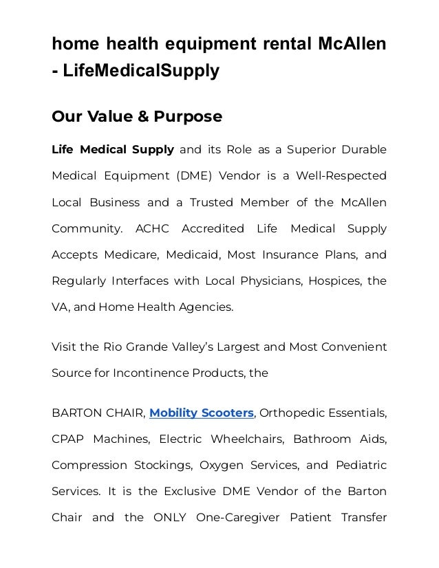 home health equipment rental McAllen LifeMedicalSupply.pdf