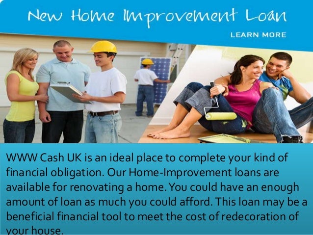 Home improvement loan
