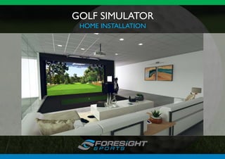 Golf Simulator Home installation product brochure | PDF - High-End Penthouse Golf Simulator Installation