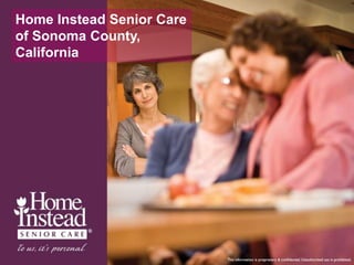 Home Instead Senior Care of Sonoma County, California 