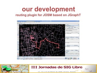our development routing plugin for JOSM based on JGraphT 