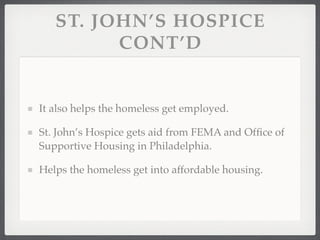 Homeless In Philadelphia