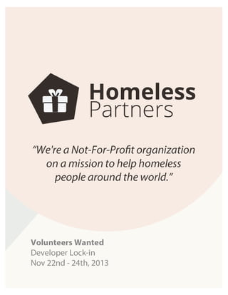 Homeless Partners Volunteer Deck