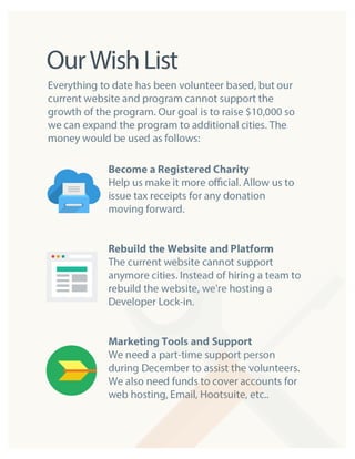 Homeless Partners Volunteer Deck