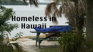 Homeless in
Hawaii
 
