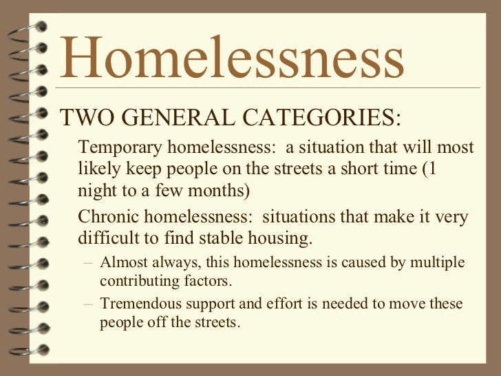 Homelessness