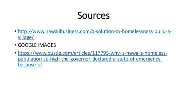 Homelessness In Hawaii Solutions