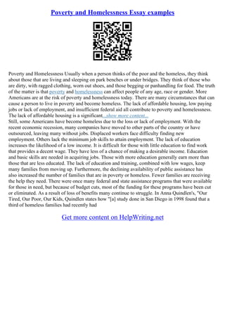 Homeless To Harvard Essay | PDF