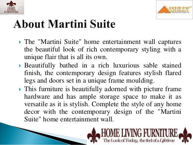 Ashley Furniture Martini Suite