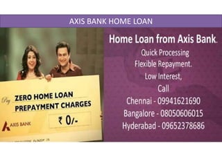 AXIS BANK HOME LOAN
 