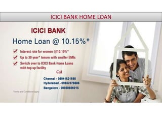 ICICI BANK HOME LOAN
 