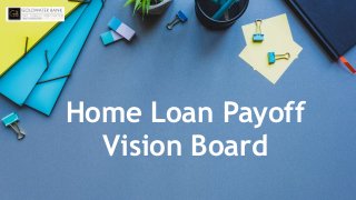 Home Loan Payoff
Vision Board
 