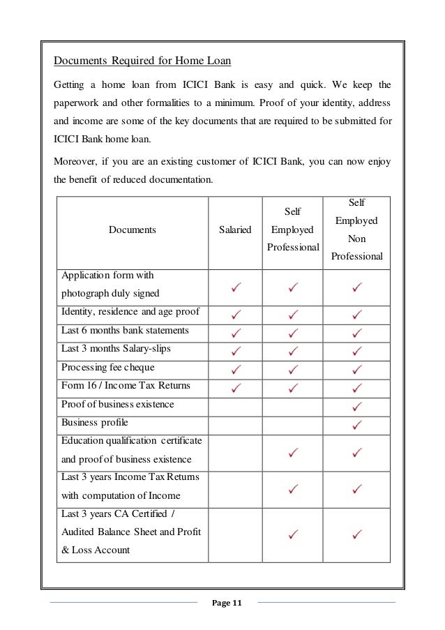 bank home loan comparison