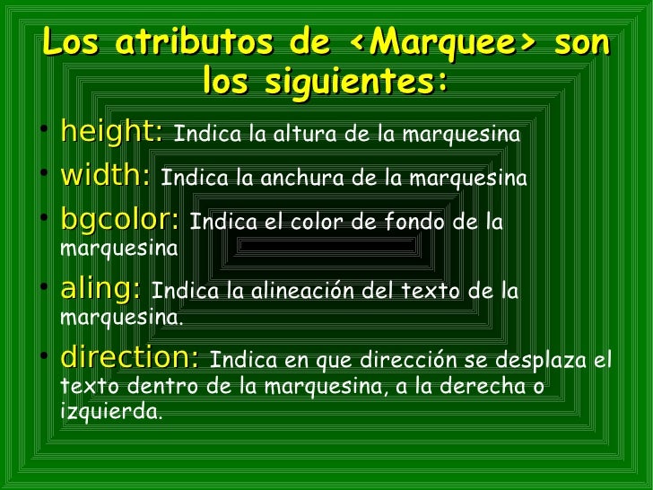 Etiquetas Html Animadas