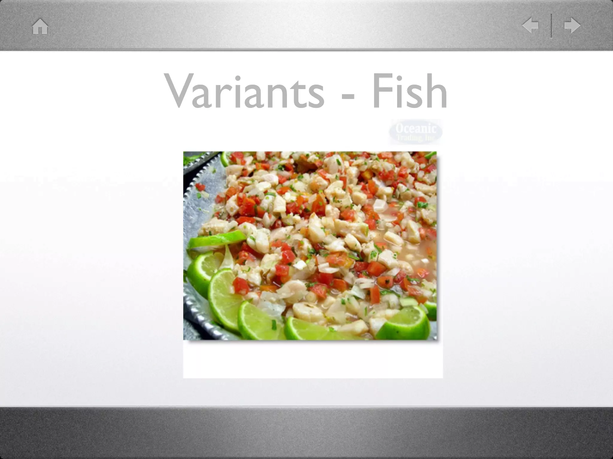 Variants - Fish
 
