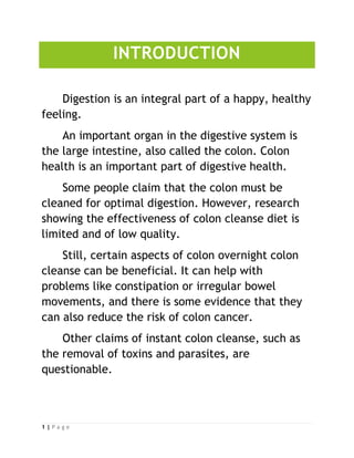 Homemade Colon Cleanse: How To Do A Natural Colon Cleanse Detox Diet