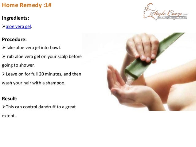 Homemade Dandruff Removal Tips