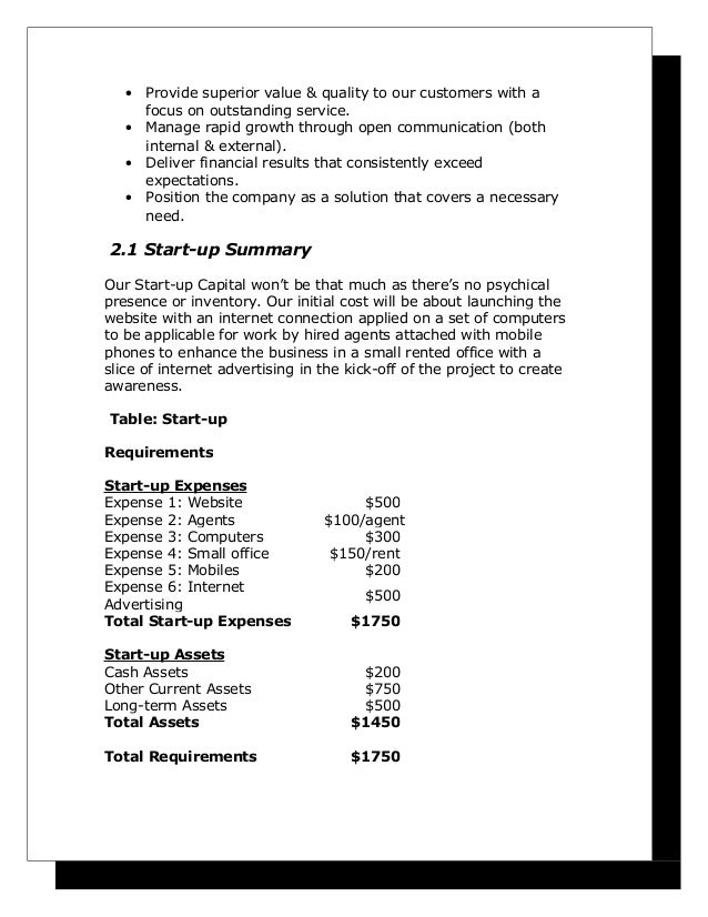 Business plan for virtual assistant image