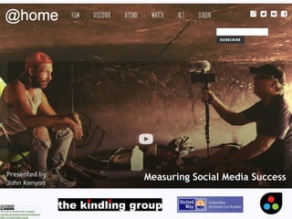 Flickrphoto:LeoL30
Measuring Social Media SuccessPresented by
John Kenyon
 