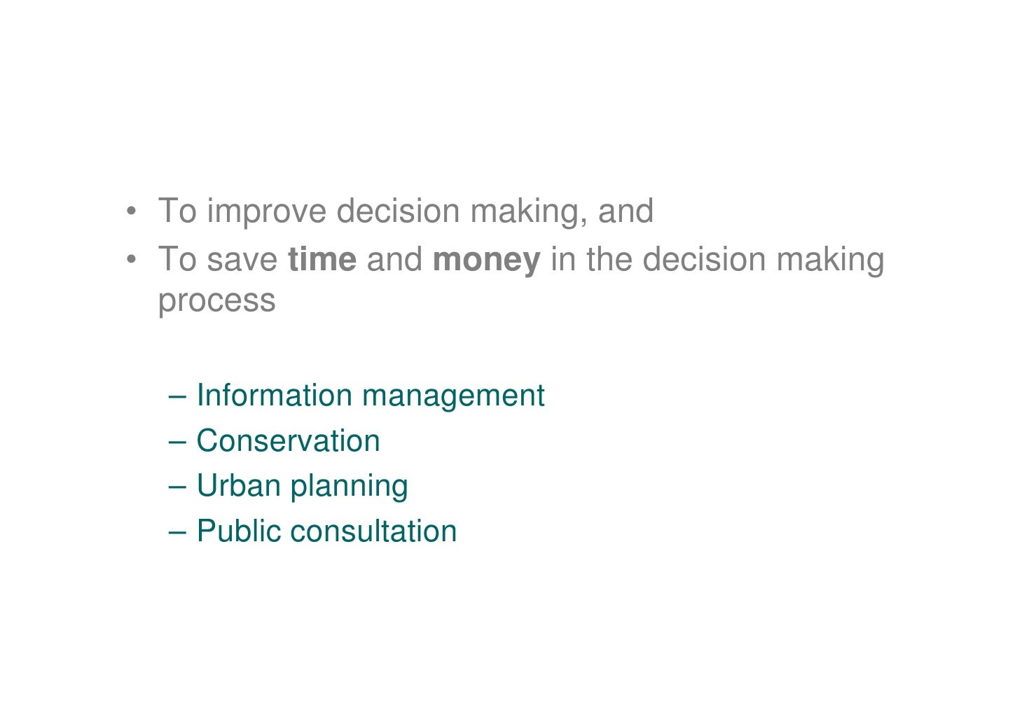 What does 'realistic' mean? 3D realisation...