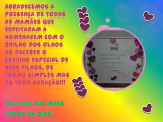 Homenagem Mães