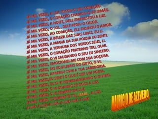 Homenagem ao poeta Jamil Luz