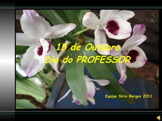 15 de Outubro Dia do PROFESSOR Equipe Sírio Borges 2011 