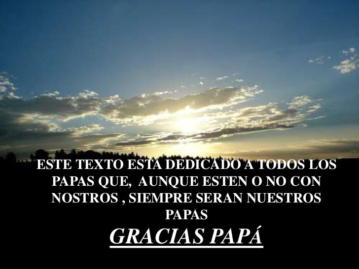 Homenaje a un padre