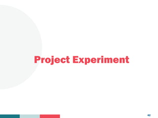 Your
Logo
Here
Project Experiment
42
 