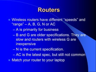 The Usual Router Range Inmeter Understanding your Home network and keeping it secure | PPTX