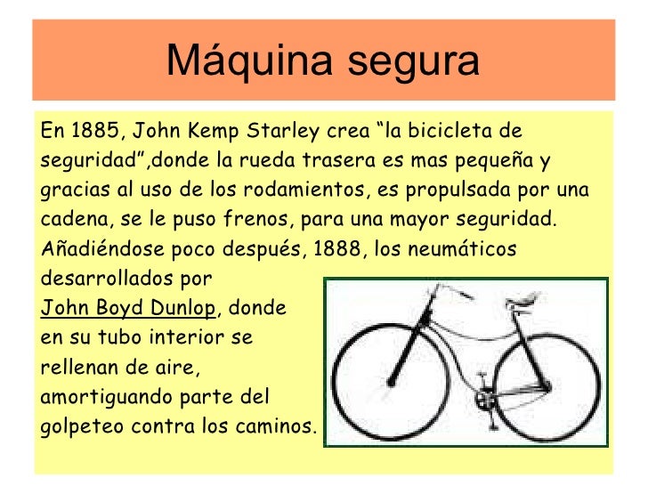 Historia de la bicicleta.
