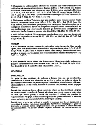 Homens e mulheres -  iguadade bíblica