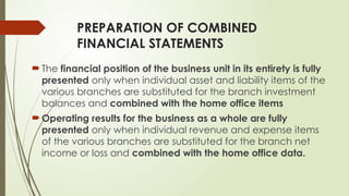 Home Office and Branch Accounting_Advanced Financial Accounting and ...