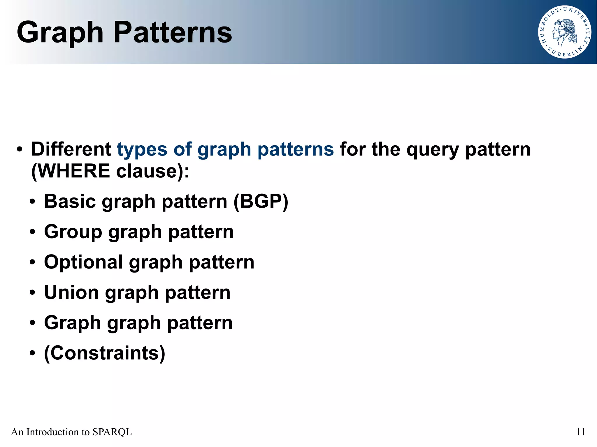 An Introduction to SPARQL