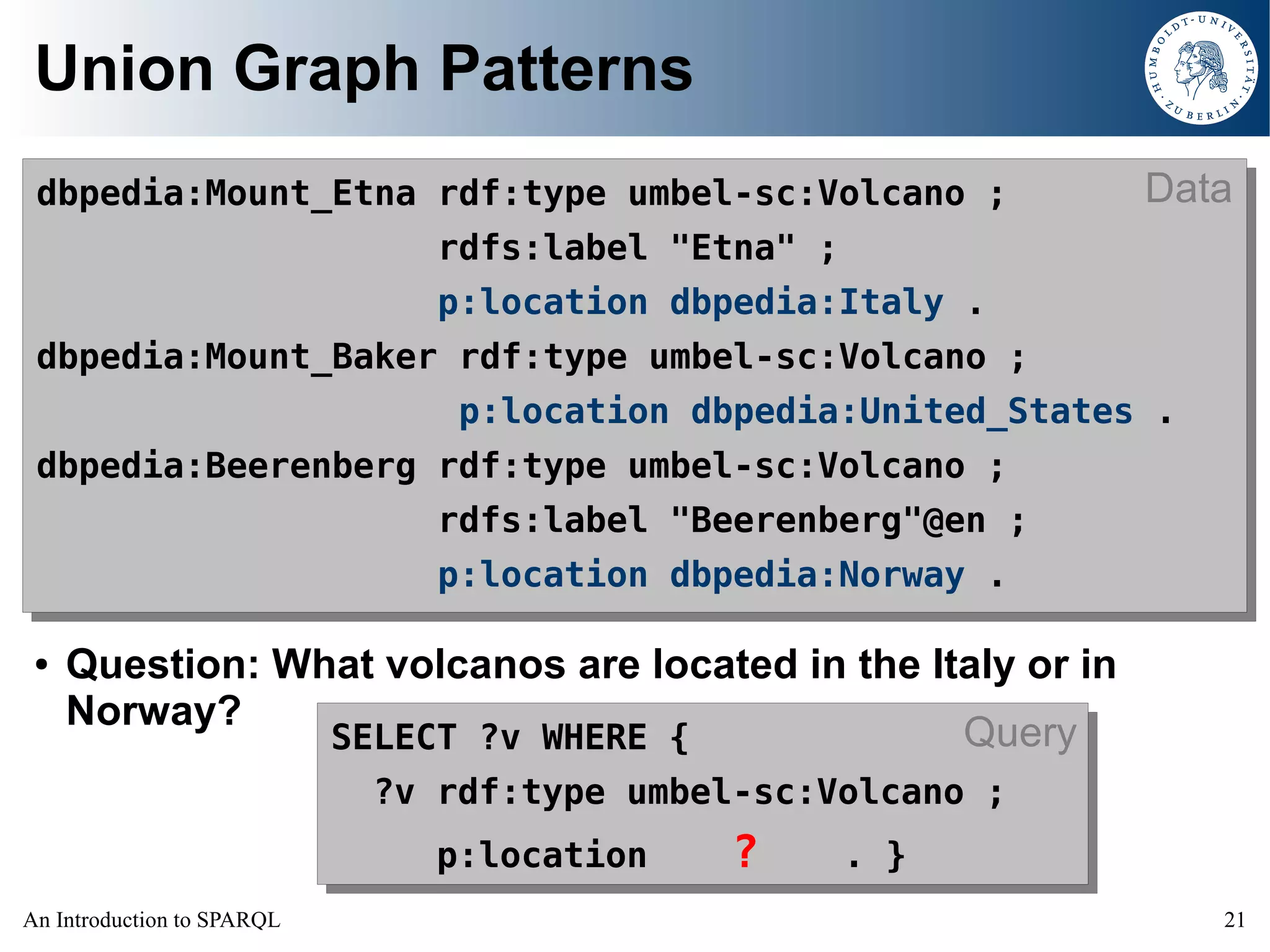 An Introduction to SPARQL