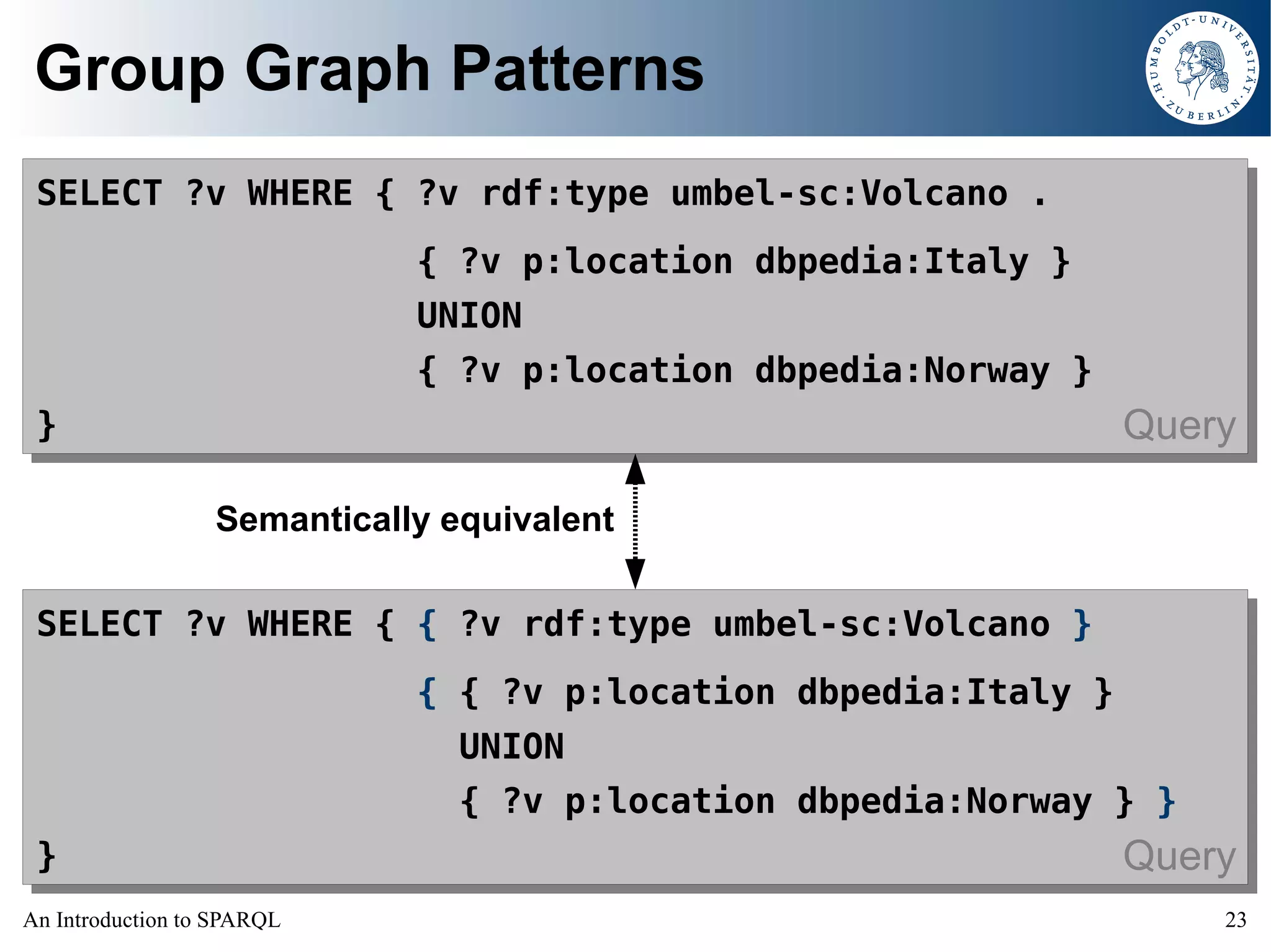 An Introduction to SPARQL