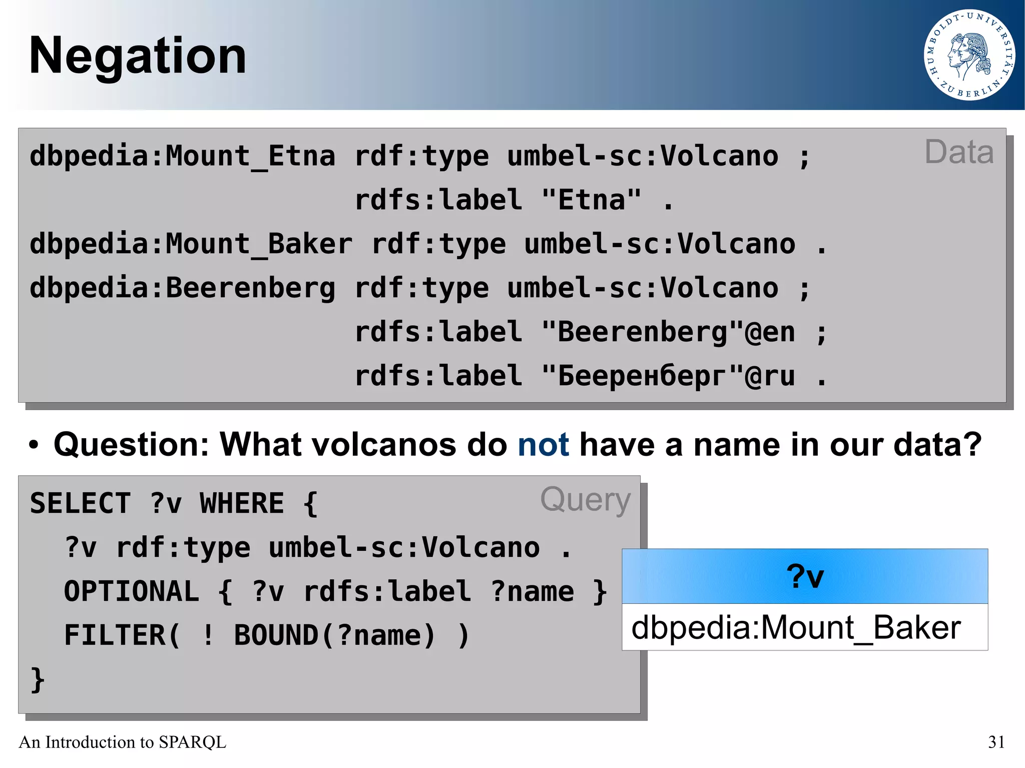 An Introduction to SPARQL
