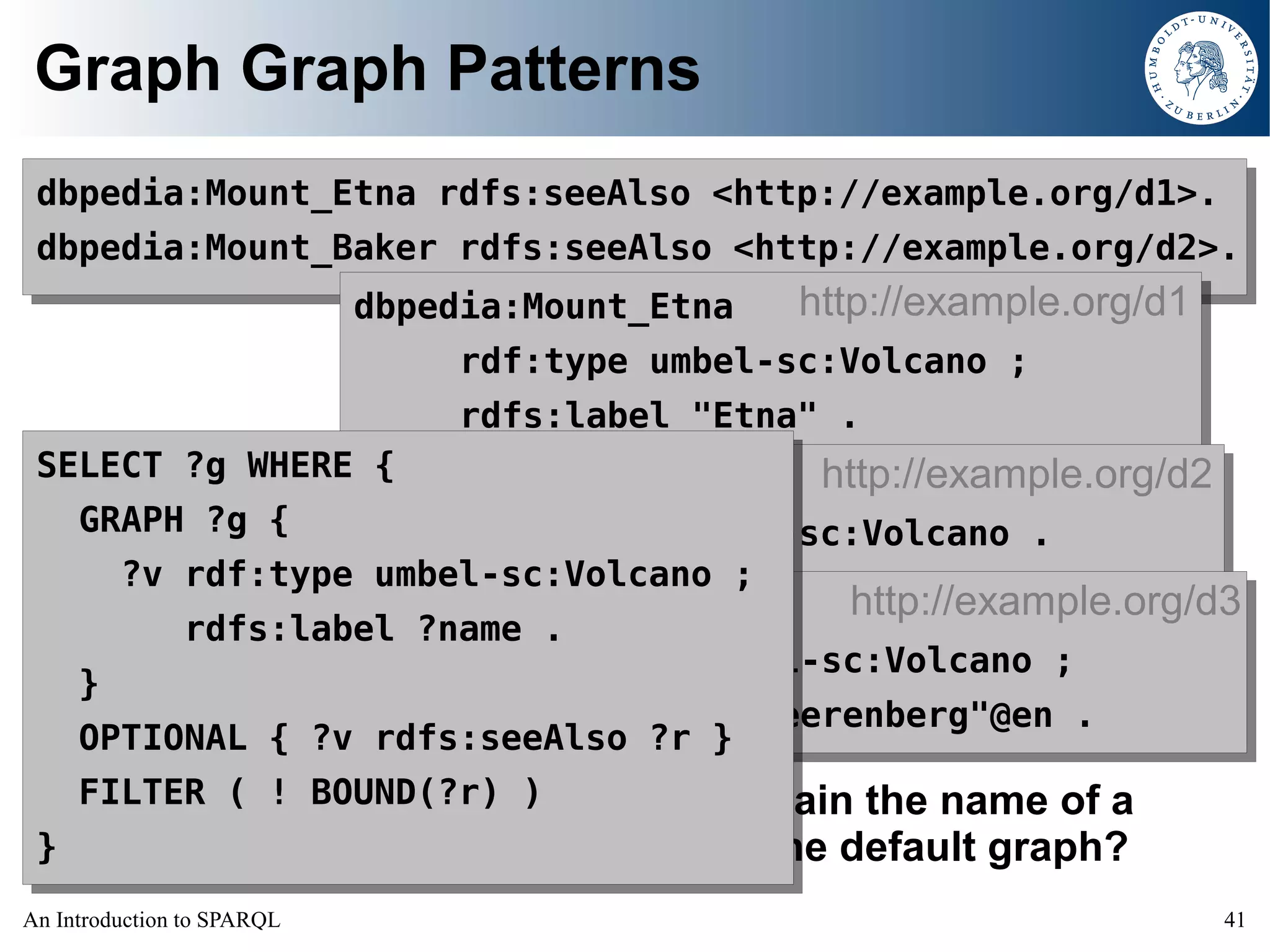 An Introduction to SPARQL