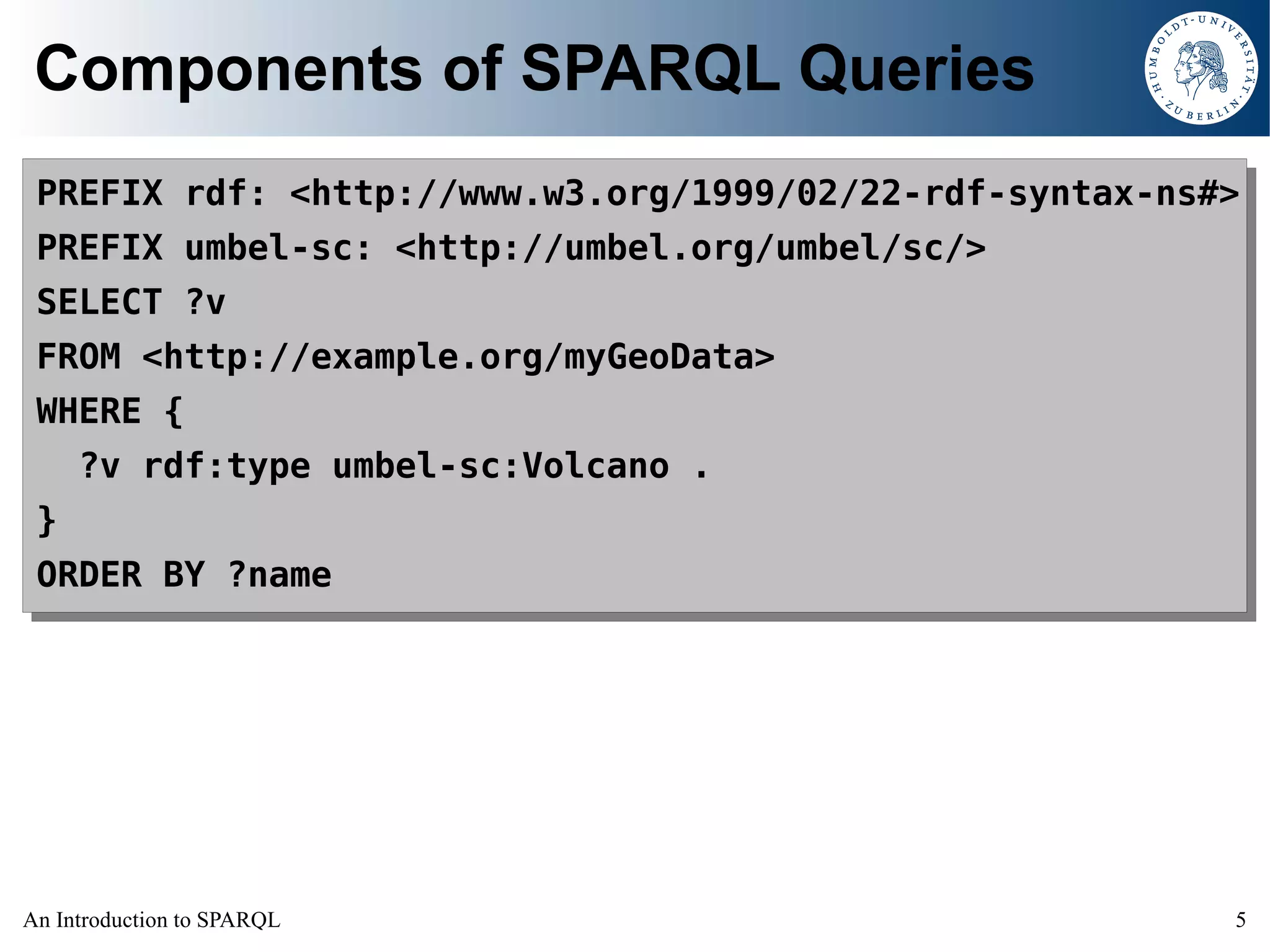 An Introduction to SPARQL