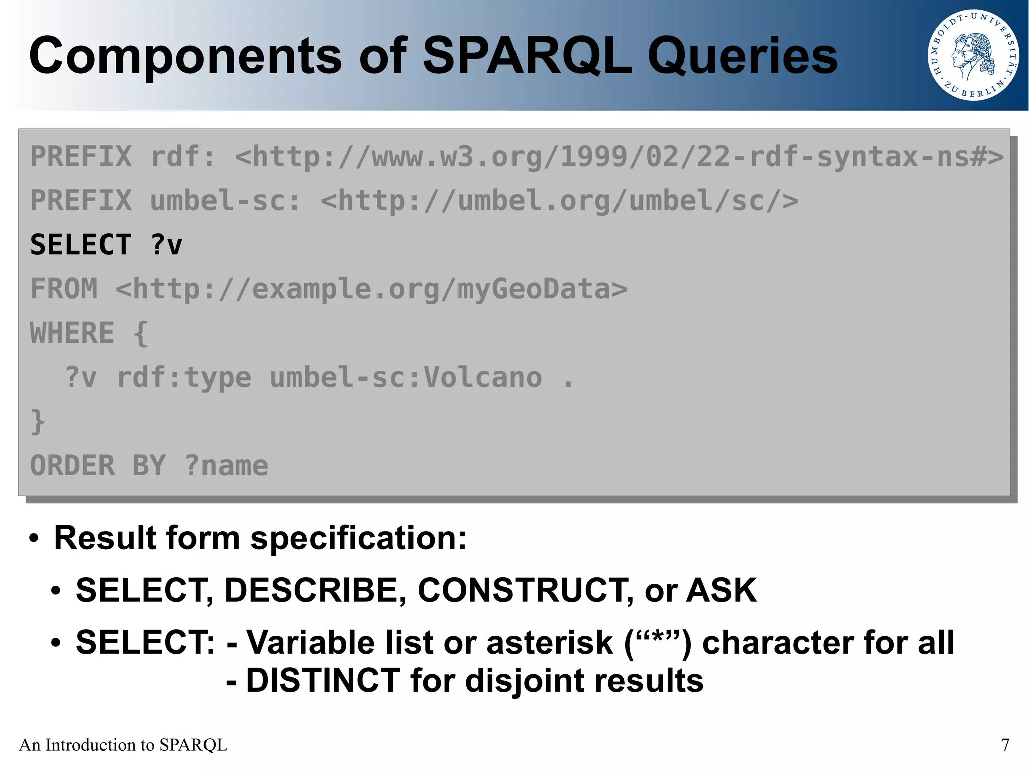 An Introduction to SPARQL