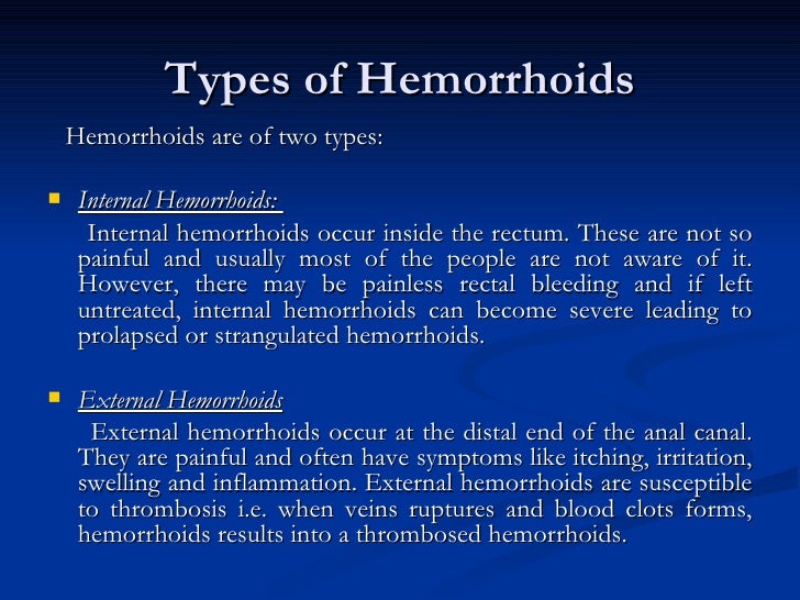 Homeopathic remedies for hemorrhoids