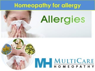 Homeopathy for allergy
 